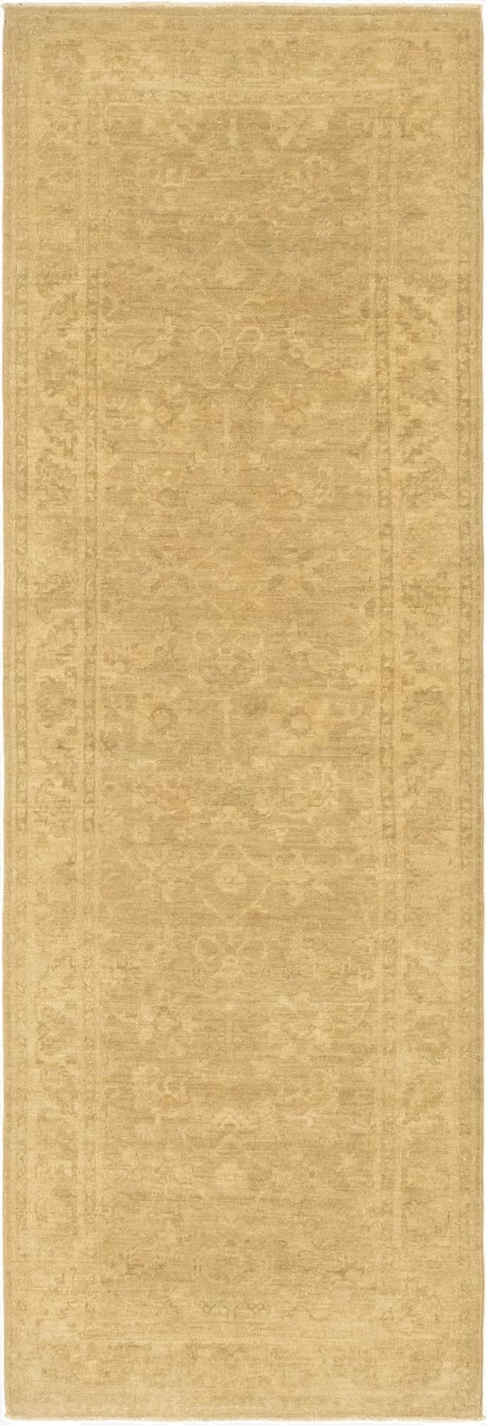  2' 7 x 8' 3  Hand Knotted Over-Dyed Ziegler Runner Rug