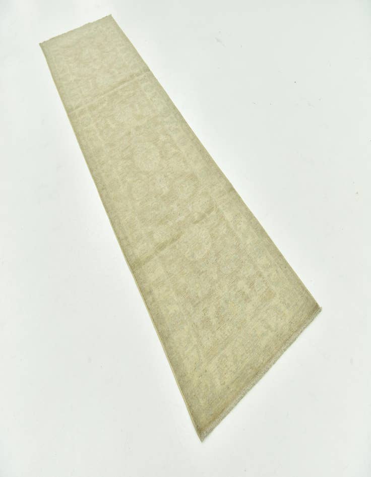 Detail image of  2' 8 x 9' 9  Hand Knotted Peshawar Ziegler Runner Rug