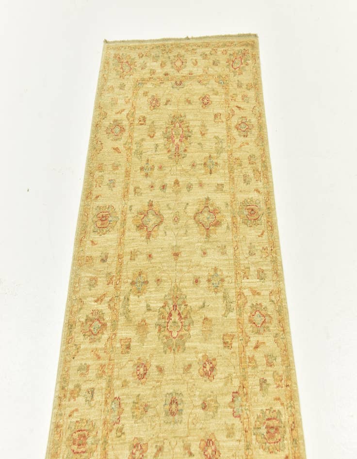 Detail image of  2' 8 x 16' 1  Hand Knotted Peshawar Ziegler Runner Rug