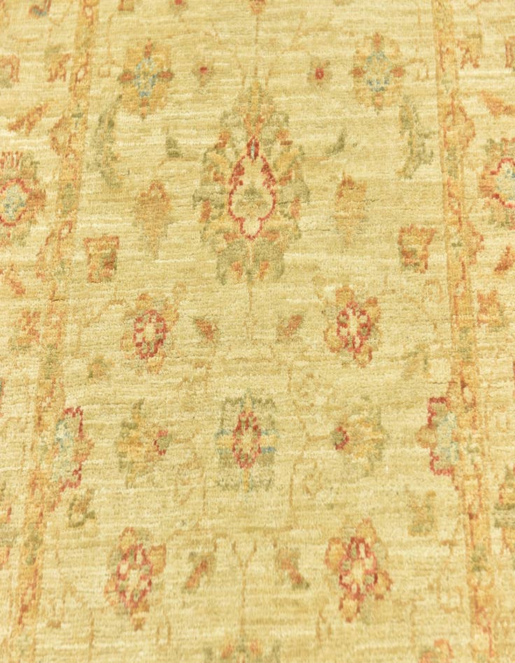 Detail image of  2' 8 x 16' 1  Hand Knotted Peshawar Ziegler Runner Rug