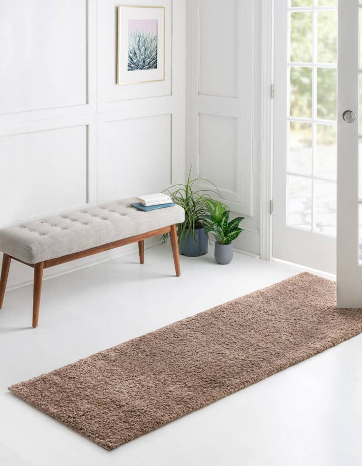 Detail image of  2' 2 x 13' Solid Frieze Runner Rug