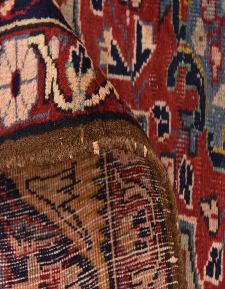 Detail image of  5' x 10'  Hand Knotted Songhor Persian Wool Runner Rug