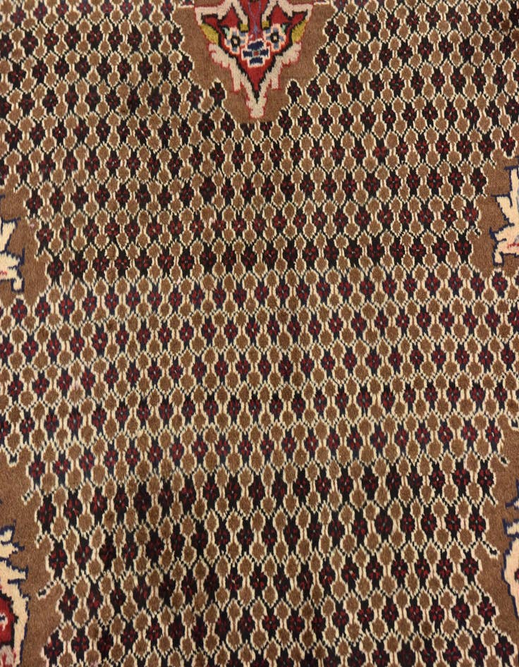 Detail image of  5' x 10'  Hand Knotted Songhor Persian Wool Runner Rug