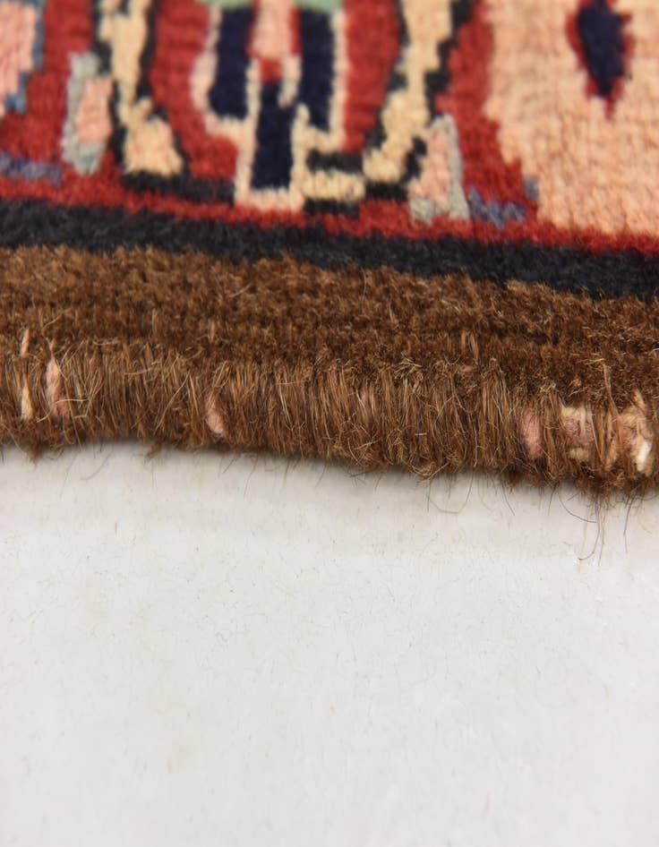 Detail image of  5' x 10'  Hand Knotted Songhor Persian Wool Runner Rug
