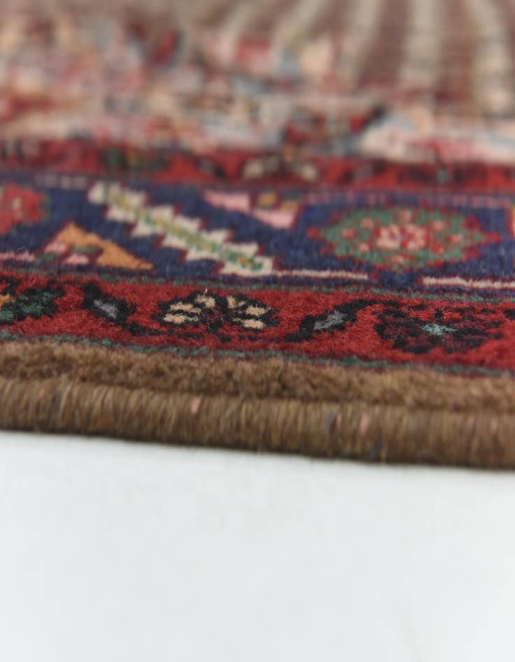 Detail image of  5' x 9' 6  Hand Knotted Songhor Persian Wool Runner Rug