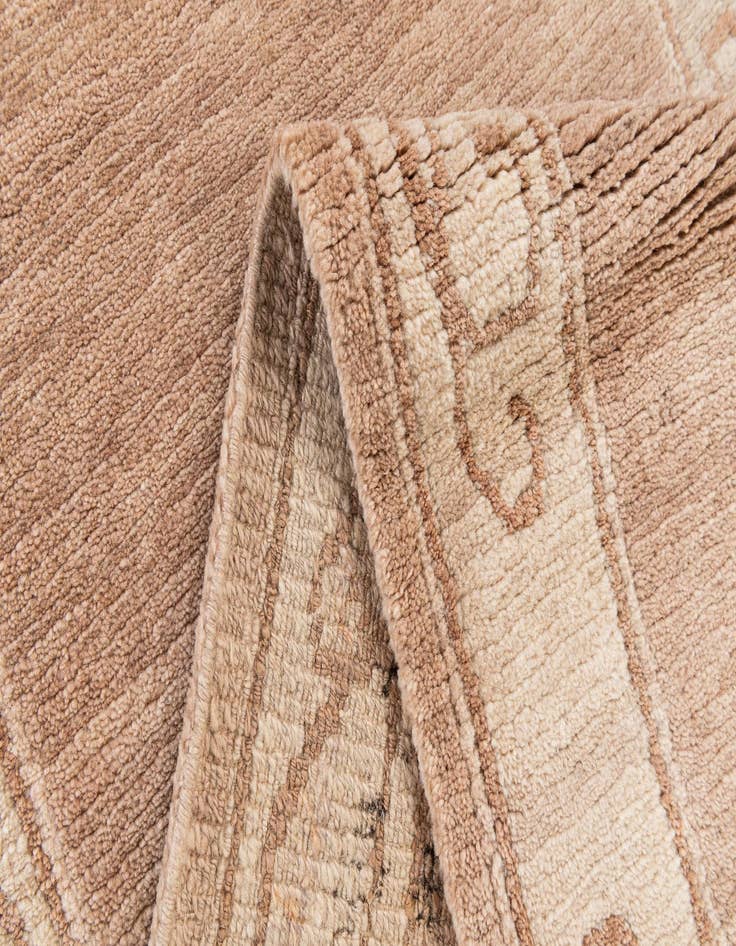 Detail image of  2' 8 x 11' 5  Hand Knotted Tibet Wool Runner Rug