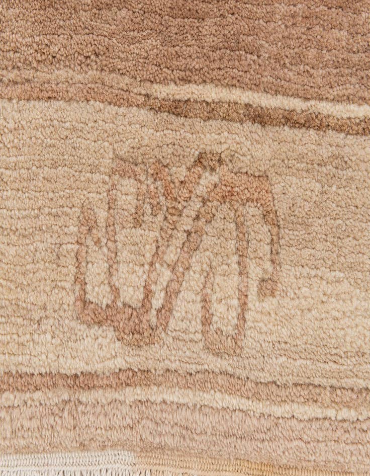 Detail image of  2' 8 x 11' 5  Hand Knotted Tibet Wool Runner Rug