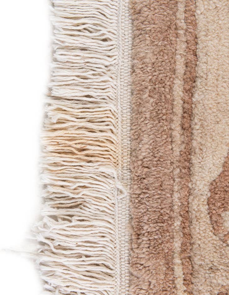 Detail image of  2' 8 x 11' 5  Hand Knotted Tibet Wool Runner Rug