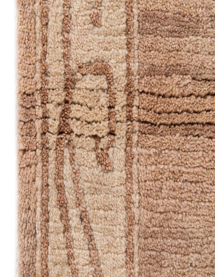 Detail image of  2' 8 x 11' 5  Hand Knotted Tibet Wool Runner Rug