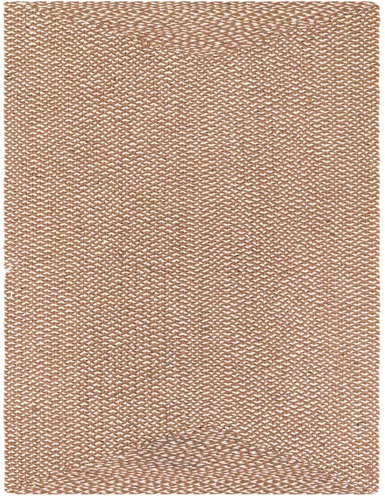 Detail image of  2' 7 x 10'  Hand Tweed Braided Jute Runner Rug