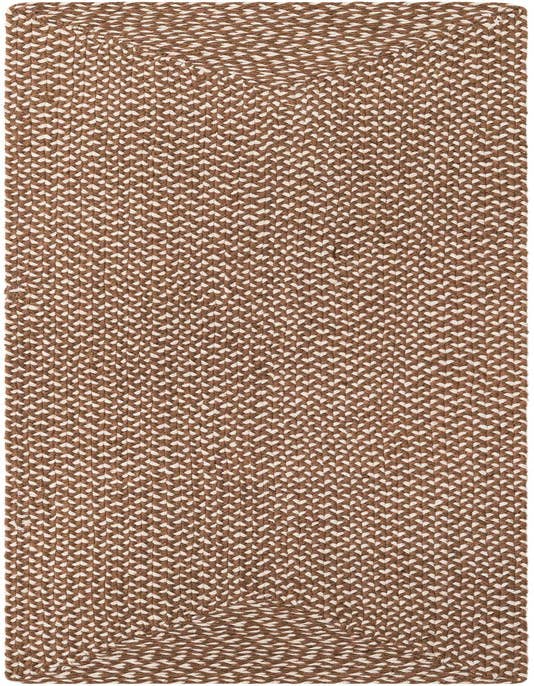Detail image of  2' x 8'  Hand Tweed Braided Jute Runner Rug