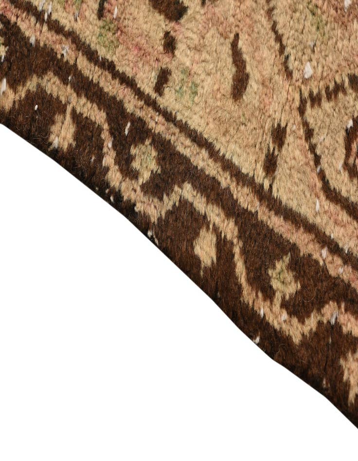 Detail image of  3' 8 x 13' 9  Hand Knotted Ultra Vintage Persian Wool Runner Rug