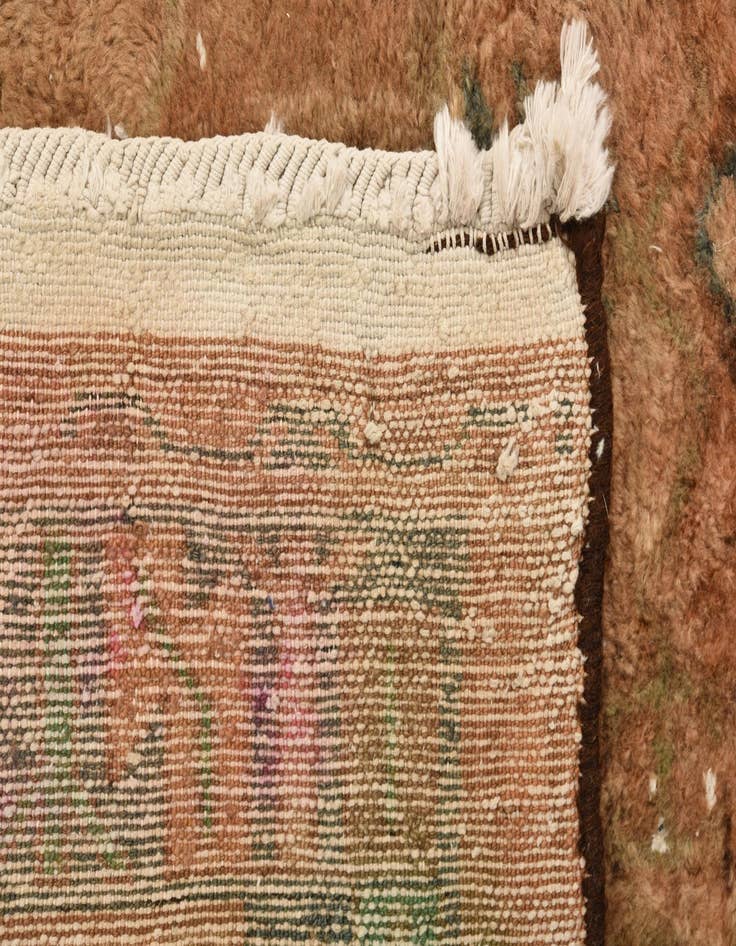 Detail image of  3' 10 x 7' 4  Hand Knotted Ultra Vintage Persian Wool Runner Rug