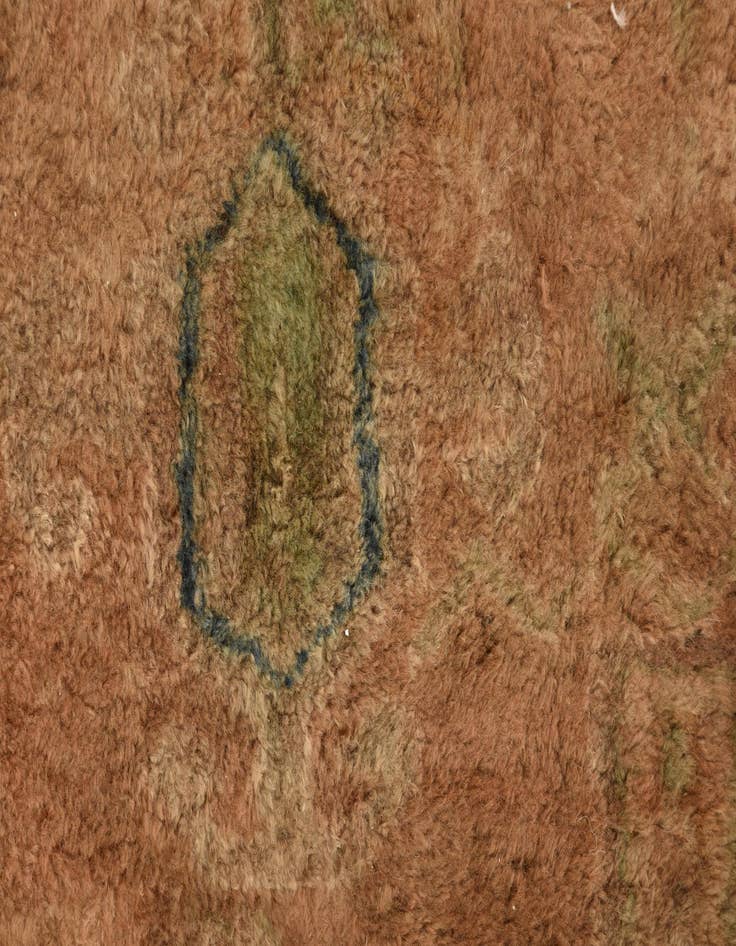 Detail image of  3' 10 x 7' 4  Hand Knotted Ultra Vintage Persian Wool Runner Rug