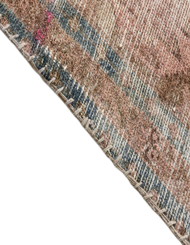Detail image of  4' x 8' 2  Hand Knotted Ultra Vintage Persian Wool Runner Rug