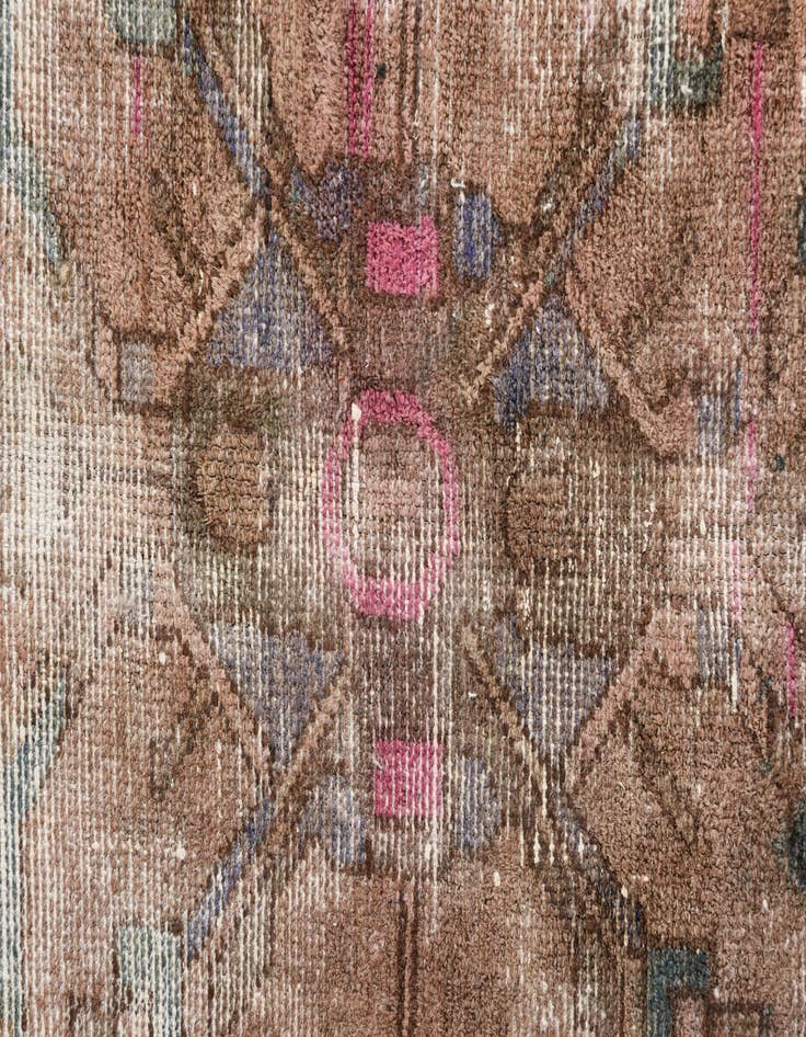 Detail image of  4' x 8' 2  Hand Knotted Ultra Vintage Persian Wool Runner Rug