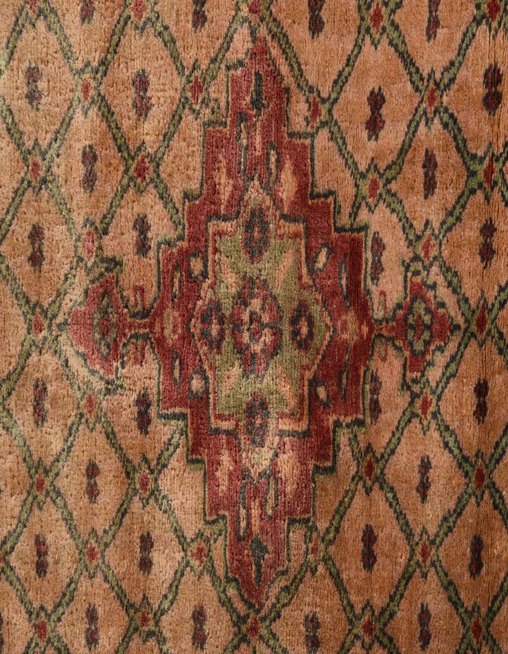 Detail image of  3' 5 x 6' 10  Hand Knotted Ultra Vintage Persian Wool Runner Rug