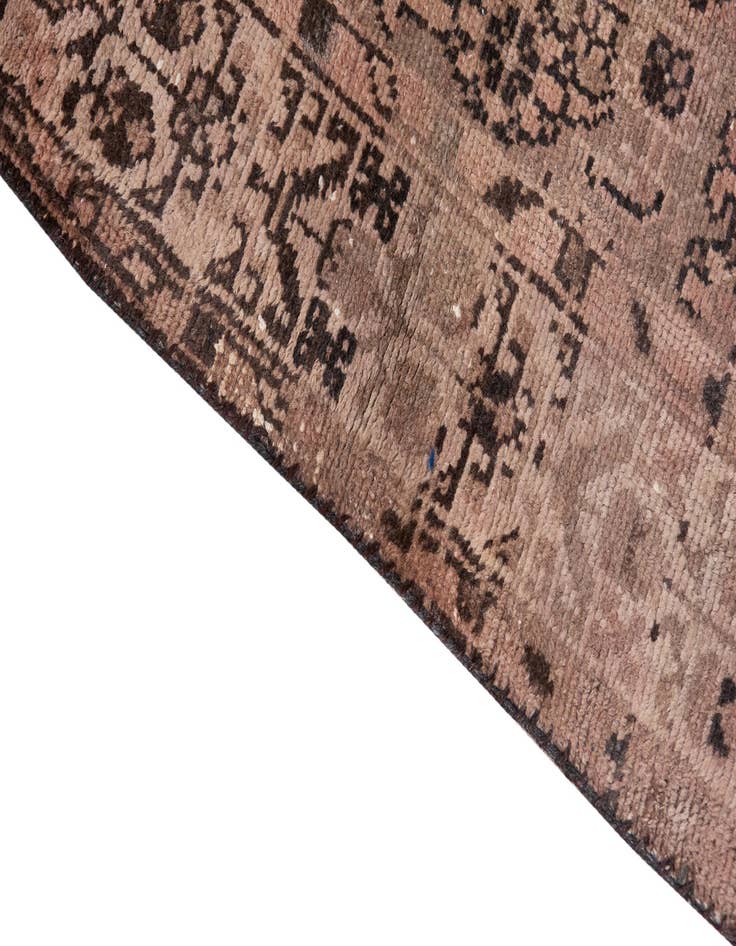 Detail image of  3' 5 x 9' 5  Hand Knotted Ultra Vintage Persian Wool Runner Rug