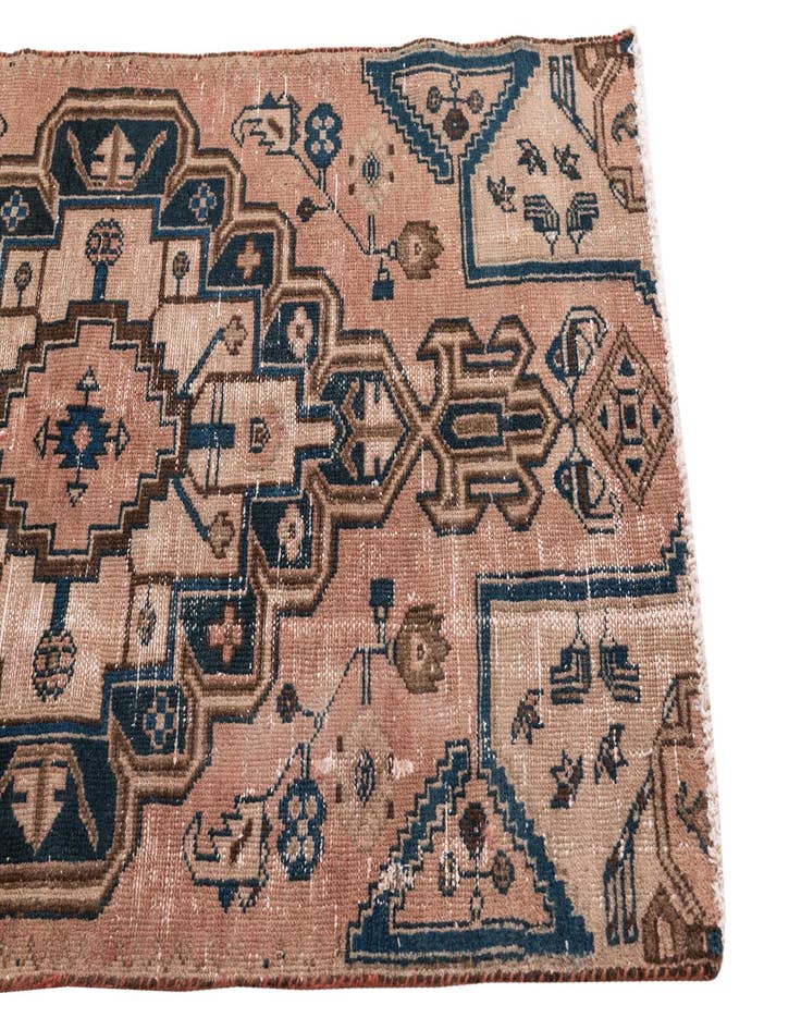 Detail image of  2' 10 x 5' 10  Hand Knotted Ultra Vintage Persian Wool Runner Rug