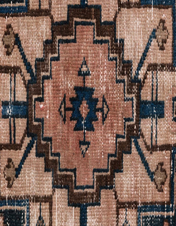 Detail image of  2' 10 x 5' 10  Hand Knotted Ultra Vintage Persian Wool Runner Rug