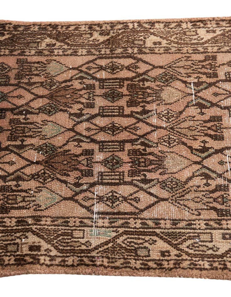 Detail image of  2' 5 x 8' 7  Hand Knotted Ultra Vintage Persian Wool Runner Rug