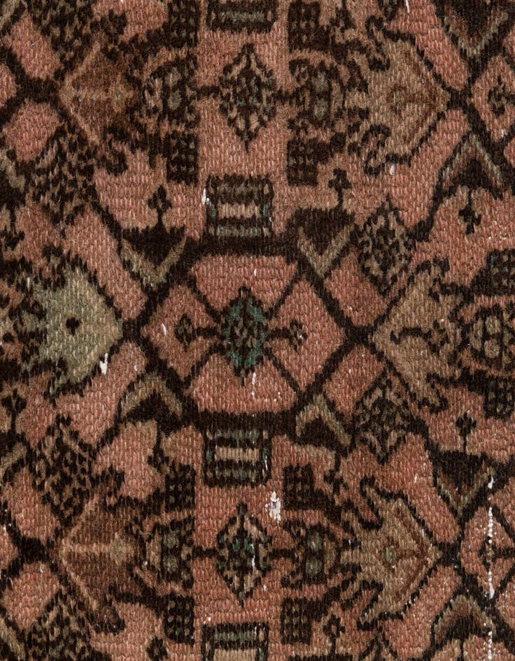 Detail image of  2' 5 x 8' 7  Hand Knotted Ultra Vintage Persian Wool Runner Rug