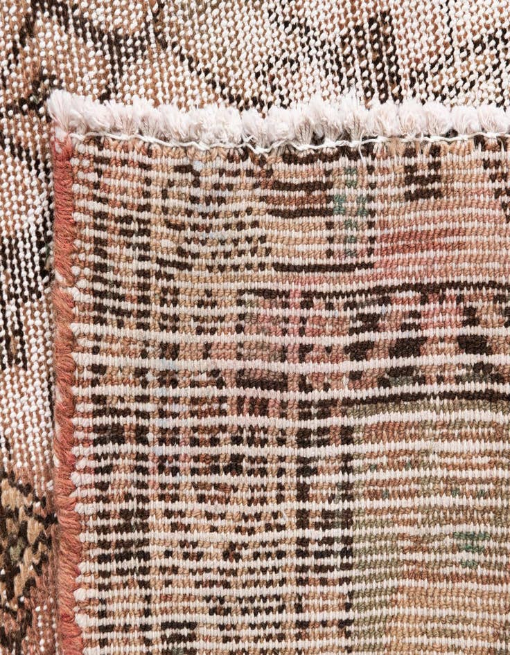 Detail image of  2' 5 x 8' 7  Hand Knotted Ultra Vintage Persian Wool Runner Rug