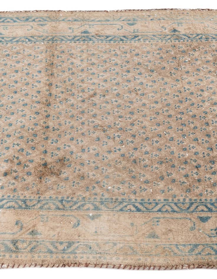 Detail image of  3' 7 x 10' 4  Hand Knotted Ultra Vintage Persian Wool Runner Rug