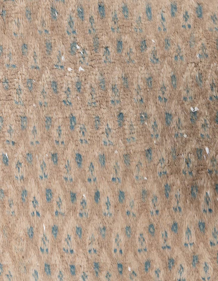 Detail image of  3' 7 x 10' 4  Hand Knotted Ultra Vintage Persian Wool Runner Rug