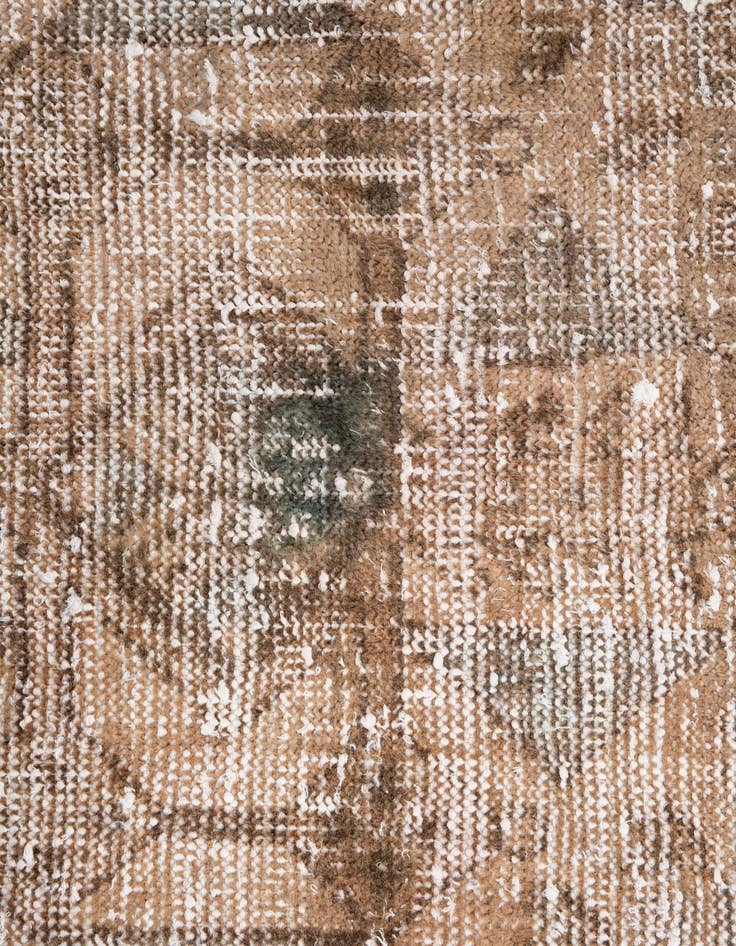 Detail image of  2' 9 x 8' 8  Hand Knotted Ultra Vintage Persian Wool Runner Rug