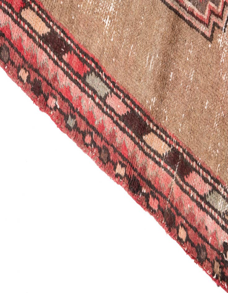 Detail image of  3' 4 x 6' 6  Hand Knotted Ultra Vintage Persian Wool Runner Rug