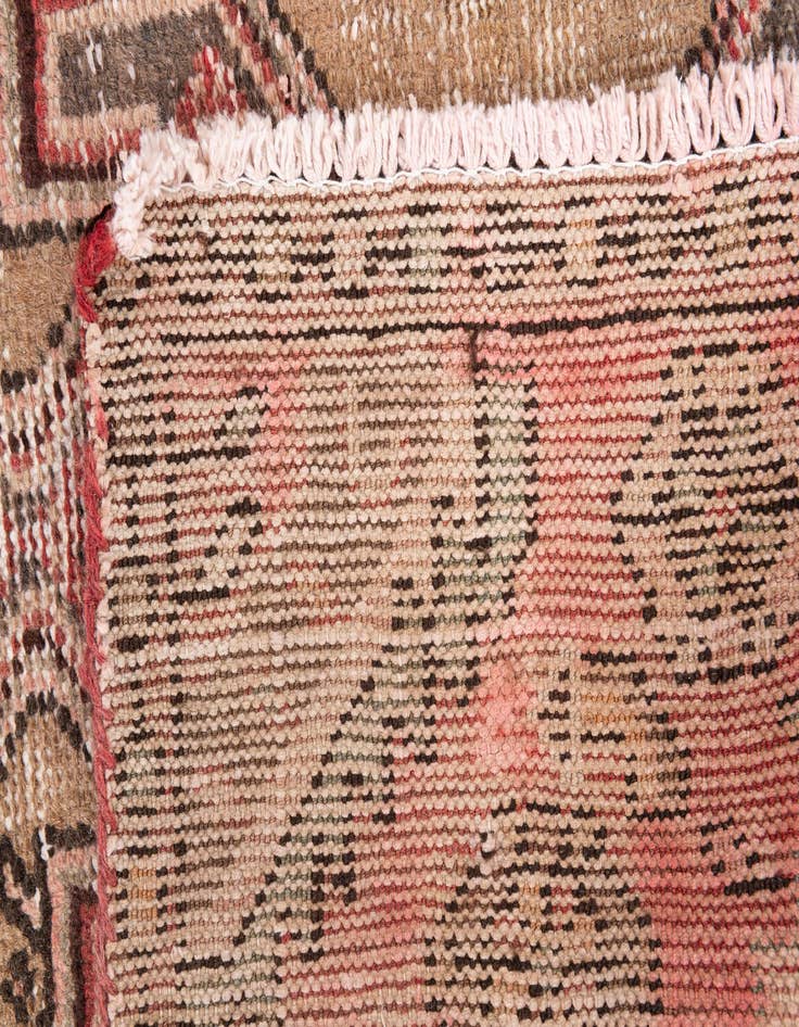 Detail image of  3' 4 x 6' 6  Hand Knotted Ultra Vintage Persian Wool Runner Rug