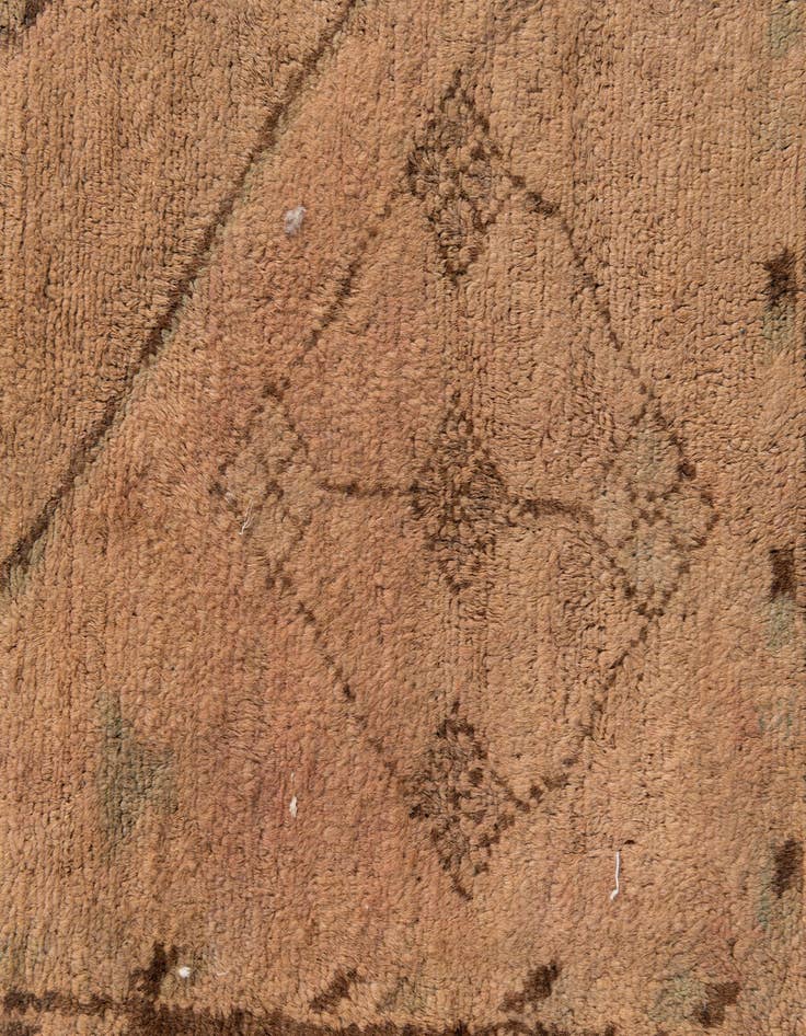 Detail image of  4' 2 x 9' 6  Hand Knotted Ultra Vintage Persian Wool Runner Rug