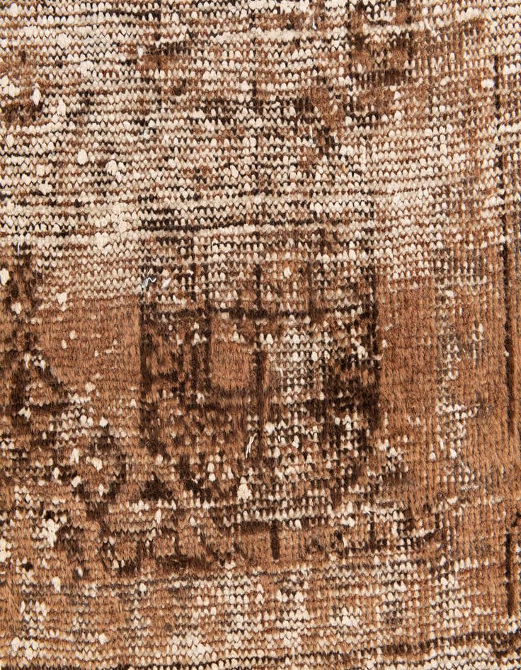 Detail image of  4' x 8'  Hand Knotted Ultra Vintage Persian Wool Runner Rug