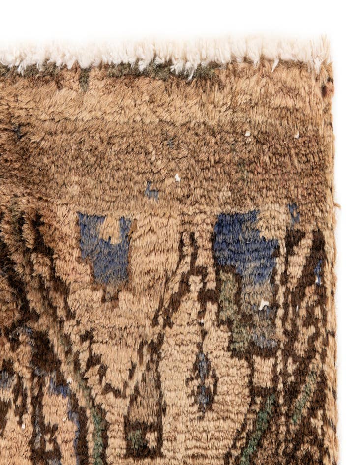 Detail image of  2' 6 x 6' 8  Hand Knotted Ultra Vintage Persian Wool Runner Rug