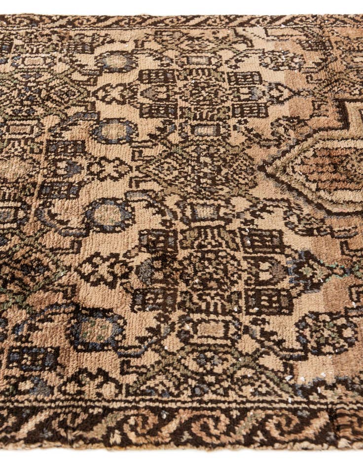 Detail image of  2' 6 x 6' 8  Hand Knotted Ultra Vintage Persian Wool Runner Rug