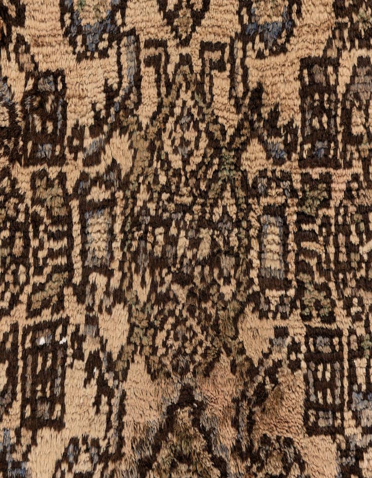 Detail image of  2' 6 x 6' 8  Hand Knotted Ultra Vintage Persian Wool Runner Rug