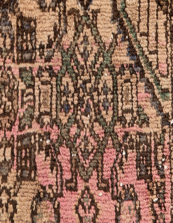 Detail image of  2' 6 x 6' 8  Hand Knotted Ultra Vintage Persian Wool Runner Rug
