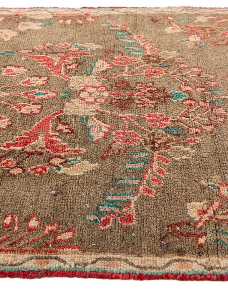Detail image of 2' 7 x 8' 5 Hand Knotted Ultra Vintage Persian Wool Runner Rug
