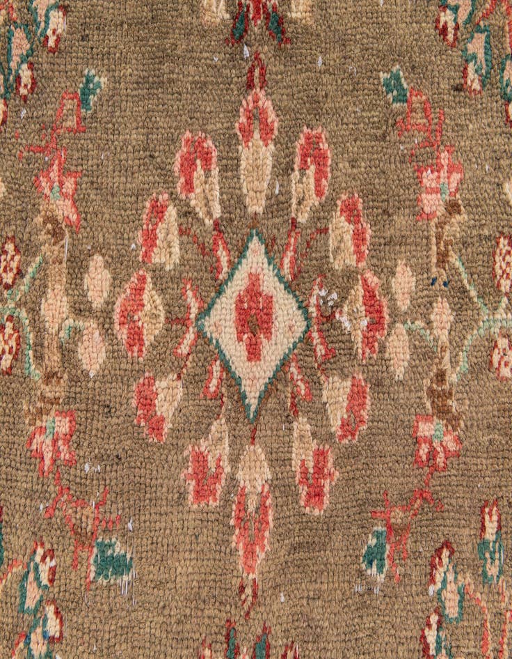 Detail image of 2' 7 x 8' 5 Hand Knotted Ultra Vintage Persian Wool Runner Rug