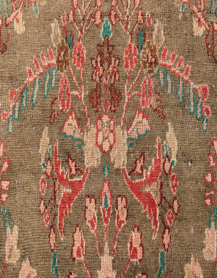 Detail image of 2' 7 x 8' 5 Hand Knotted Ultra Vintage Persian Wool Runner Rug