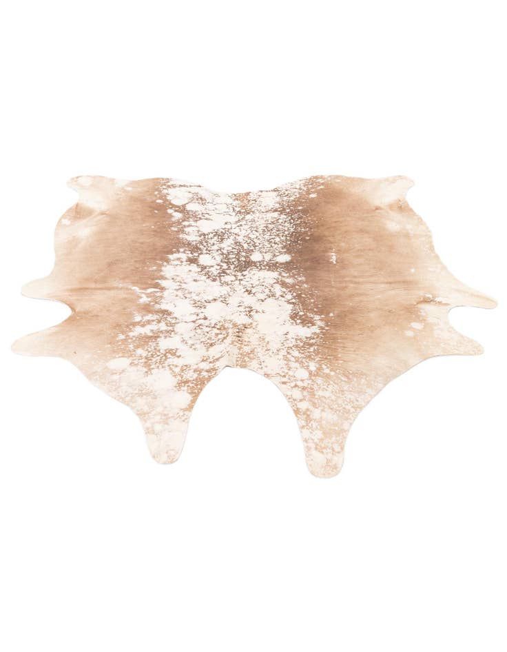 Detail image of  6' 1 x 6' 1 Cowhide Leather Square Rug