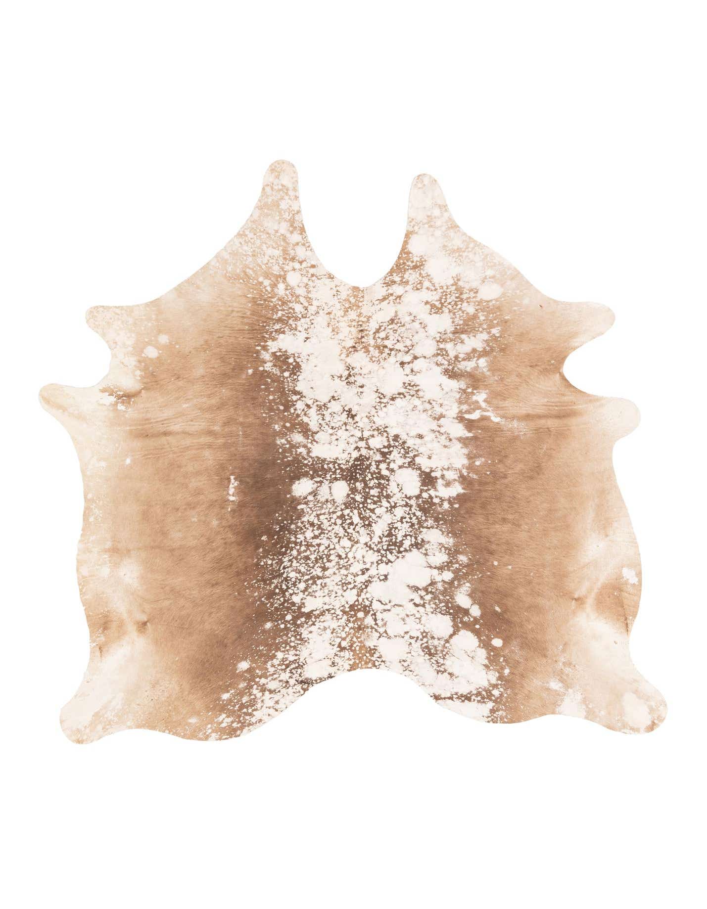 Primary image  6' 1 x 6' 1 Cowhide Leather Square Rug