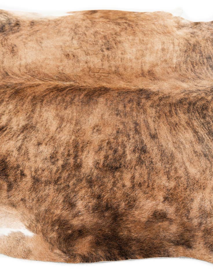 Detail image of  6' 5 x 6' 11 Cowhide Leather Square Rug