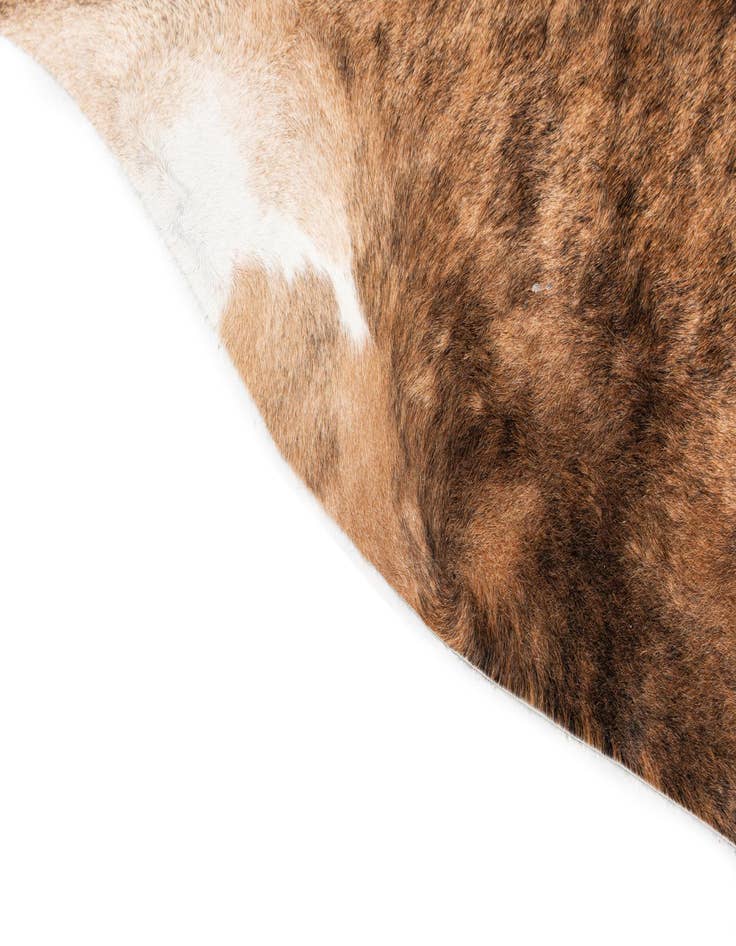 Detail image of  6' 5 x 6' 11 Cowhide Leather Square Rug