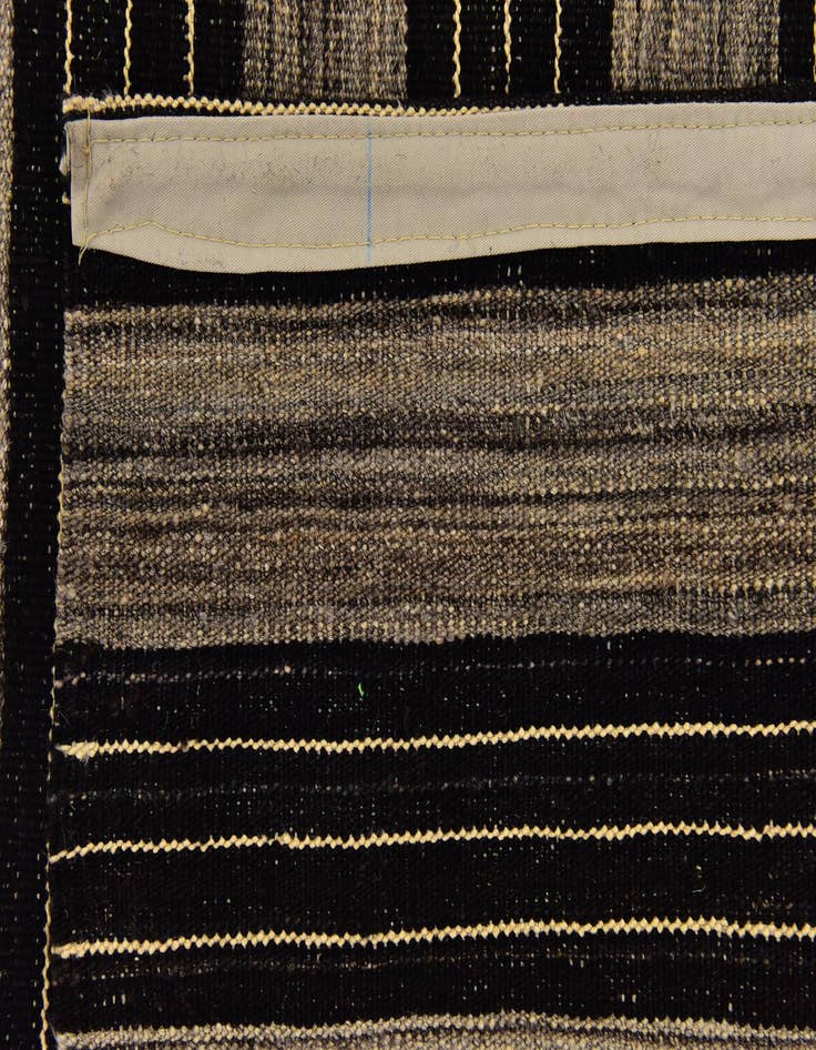 Detail image of  6' x 7' 2  Hand Woven Kilim Modern Wool Square Rug