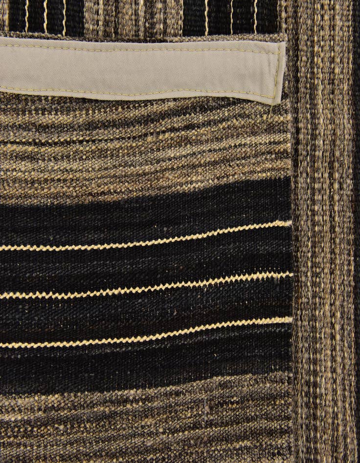 Detail image of  6' 2 x 7' 4  Hand Woven Kilim Modern Wool Square Rug