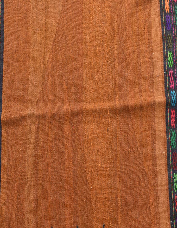 Detail image of  3' 10 x 4' 1  Hand Woven Kilim Modern Wool Square Rug