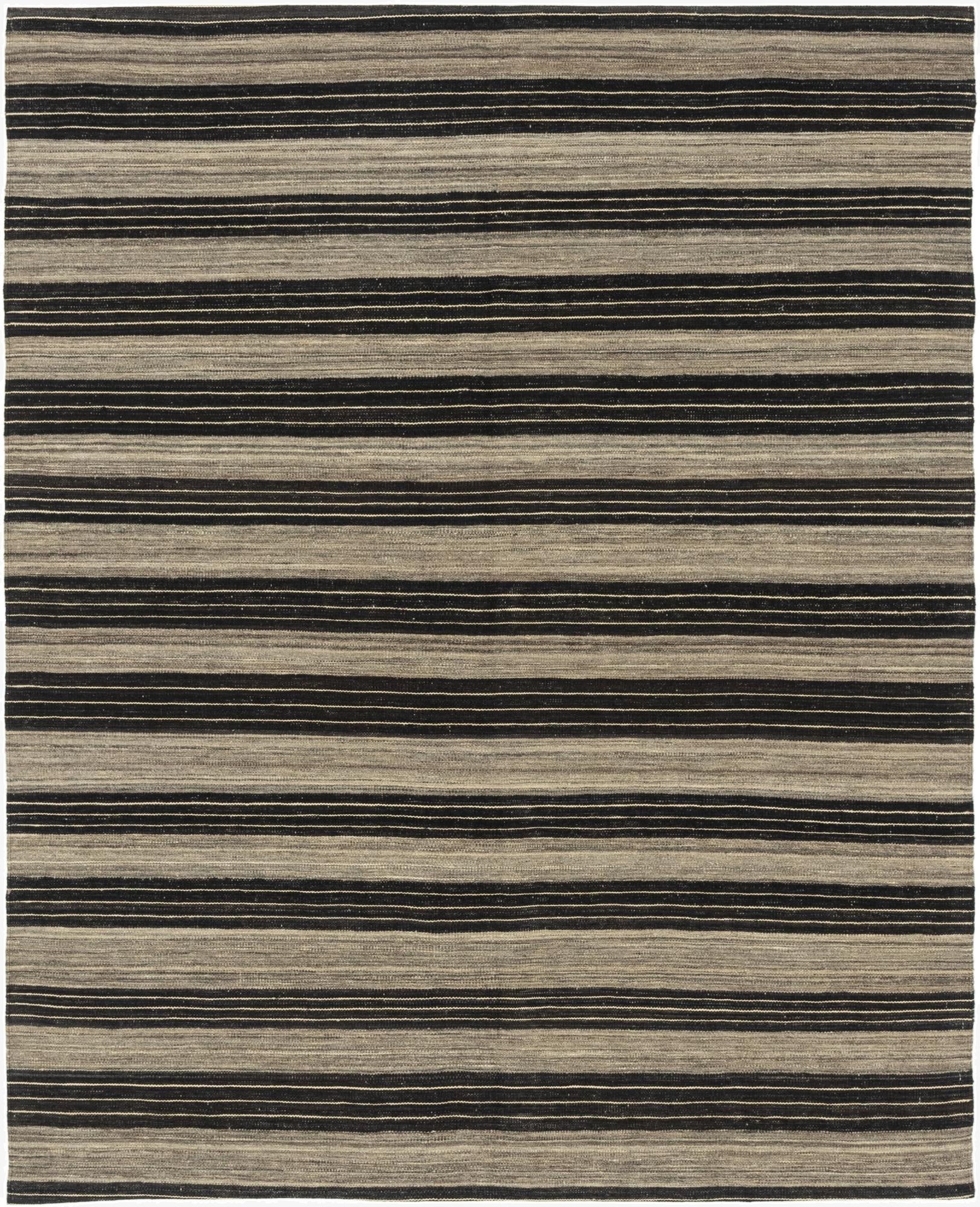  6' x 7' 2  Hand Woven Kilim Modern Wool Square Rug