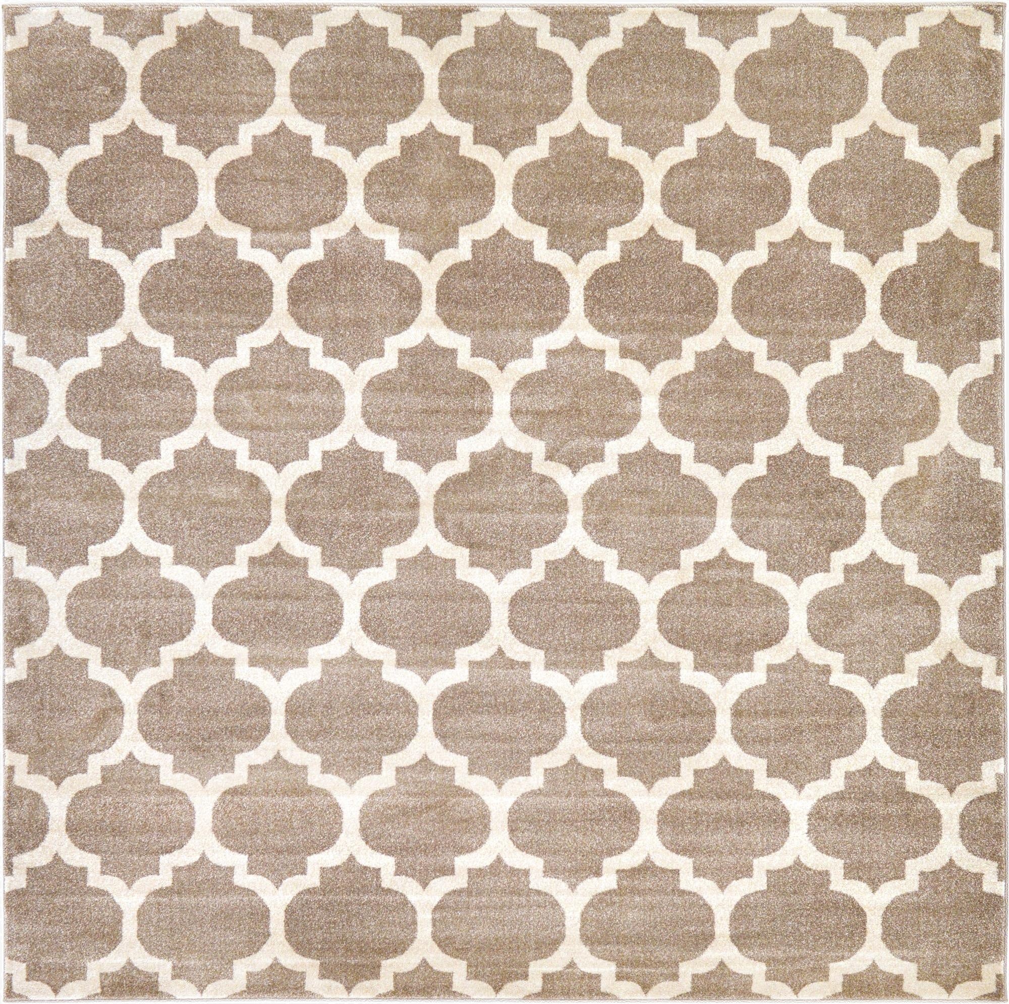  7' 10 x 7' 10 Lattice Square Rug